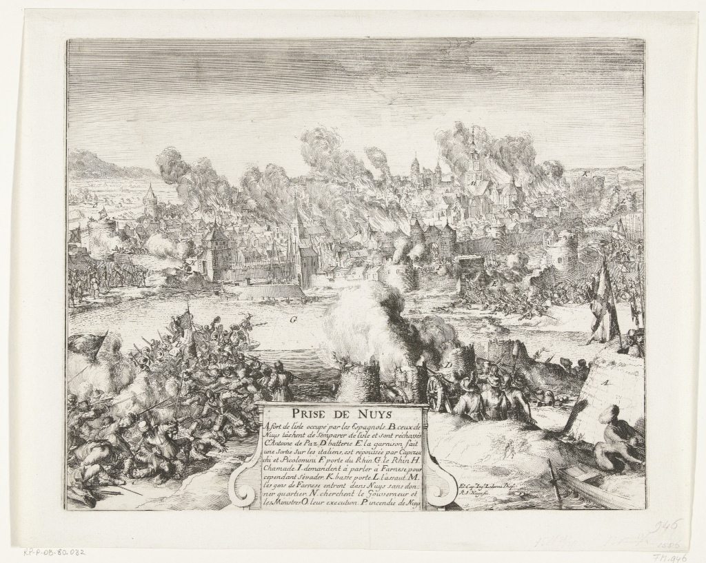 Der große Stadtbrand von Neuss 1586